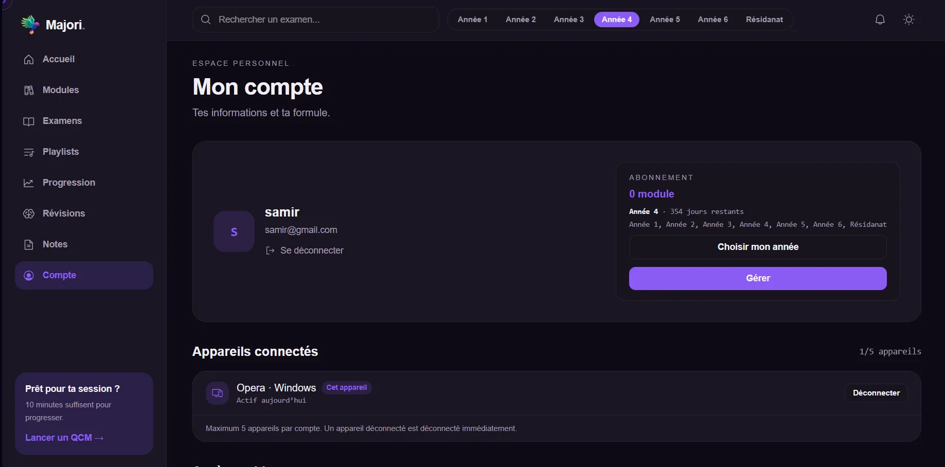 Compte